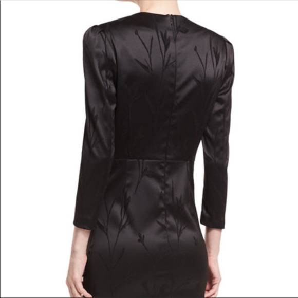 VERONICA BEARD BLACK COCKTAIL MINI DRESS - Picture 6 of 7